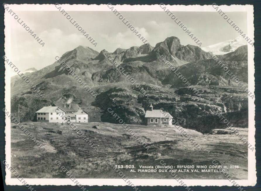 Bolzano Venosta Rifugio Corsi foto FG cartolina ZF1132 – fronte
