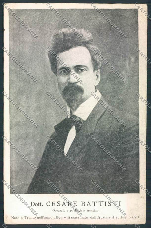 Trento Cesare Battisti FG cartolina ZF1150 – fronte