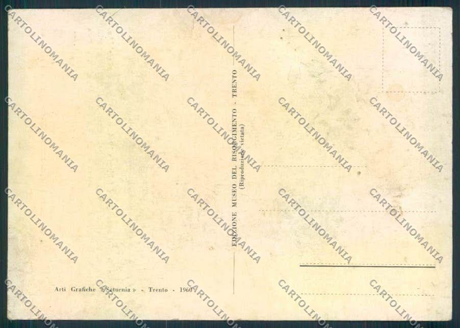 Trento Cesare Battisti ABRASA FG cartolina ZF1152 – retro
