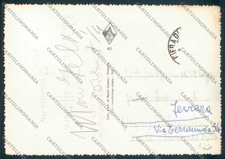 Trento Primiero foto FG cartolina ZF1165 – retro