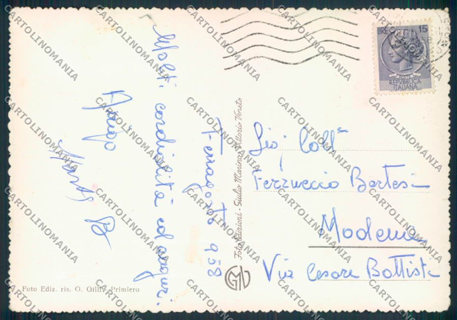 Trento Primiero FG cartolina ZF1167 – retro