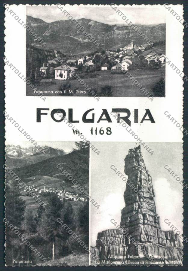 Trento Folgaria foto FG cartolina ZF1172 – fronte