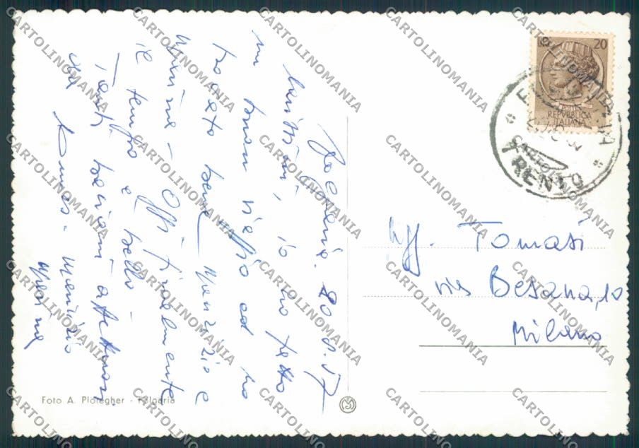 Trento Folgaria foto FG cartolina ZF1172 – retro