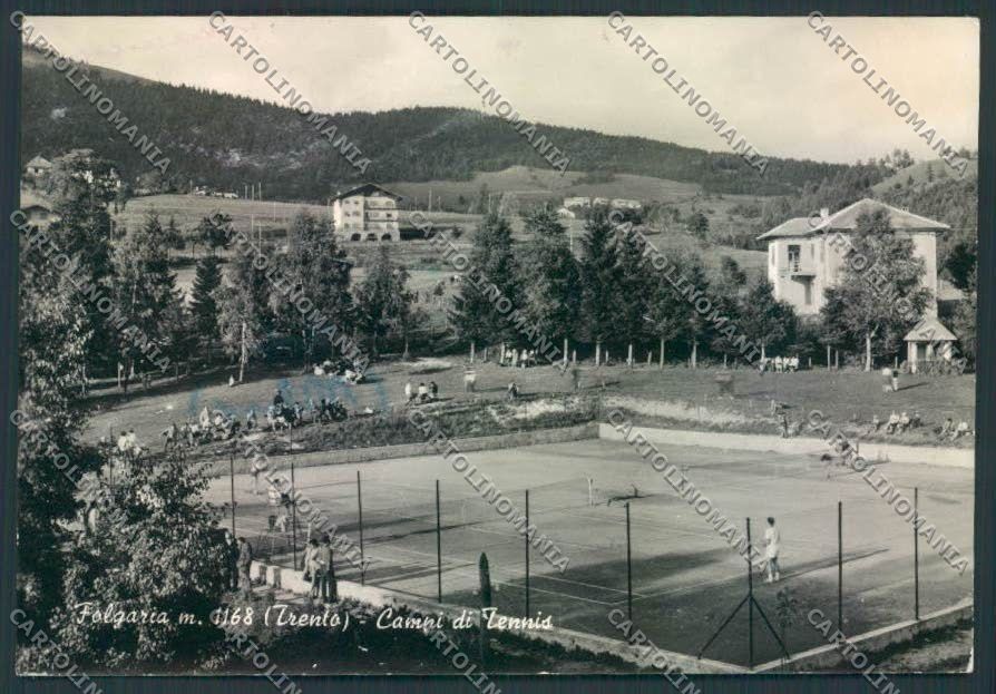 Trento Folgaria Tennis foto FG cartolina ZF1173 – fronte