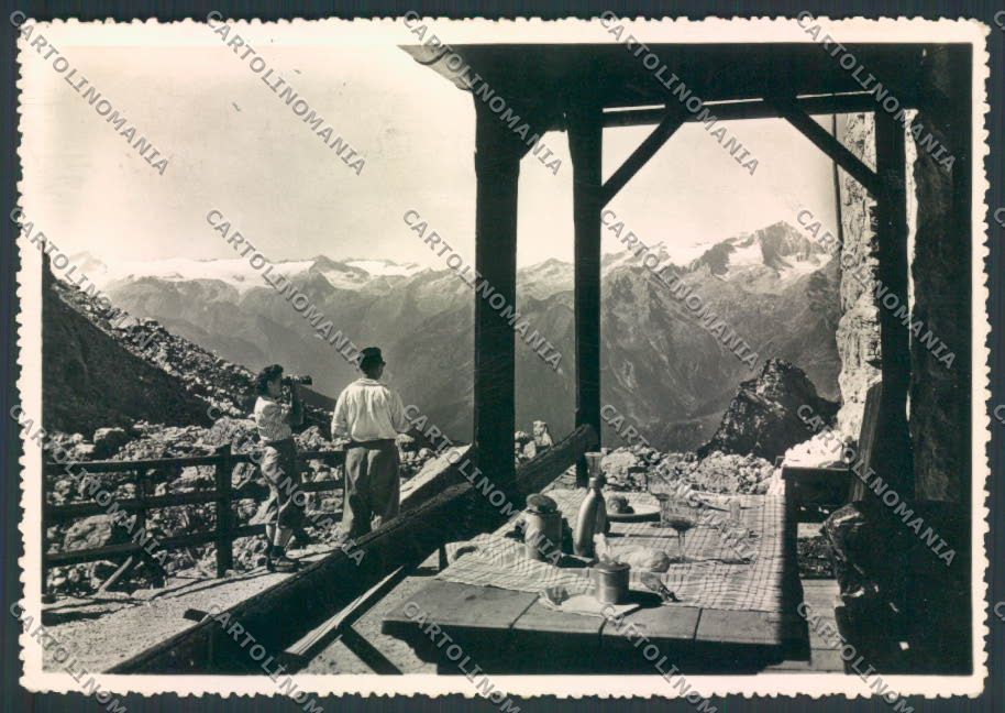 Trento Rifugio Tuckett foto FG cartolina ZF1190 – fronte