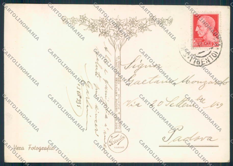 Trento San Martino Castrozza STRAPPO foto FG cartolina ZF1220 – retro