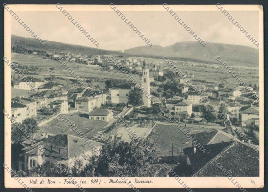 Trento Fondo Malosco Ronzone FG cartolina ZF1239 – fronte