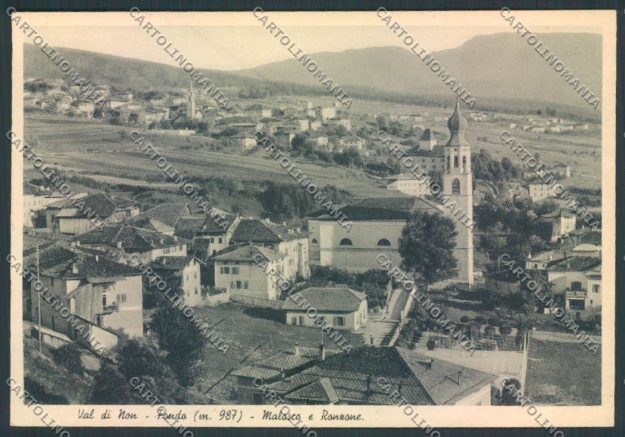 Trento Fondo Malosco Ronzone FG cartolina ZF1240 – fronte
