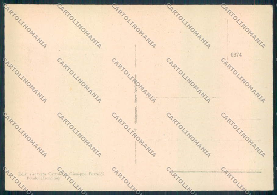 Trento Fondo Malosco Ronzone FG cartolina ZF1240 – retro