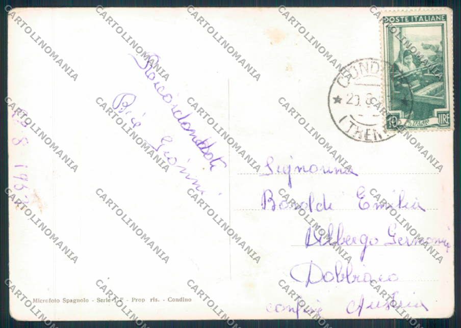 Trento Giudicarie Saluti da foto FG cartolina ZF1259 – retro