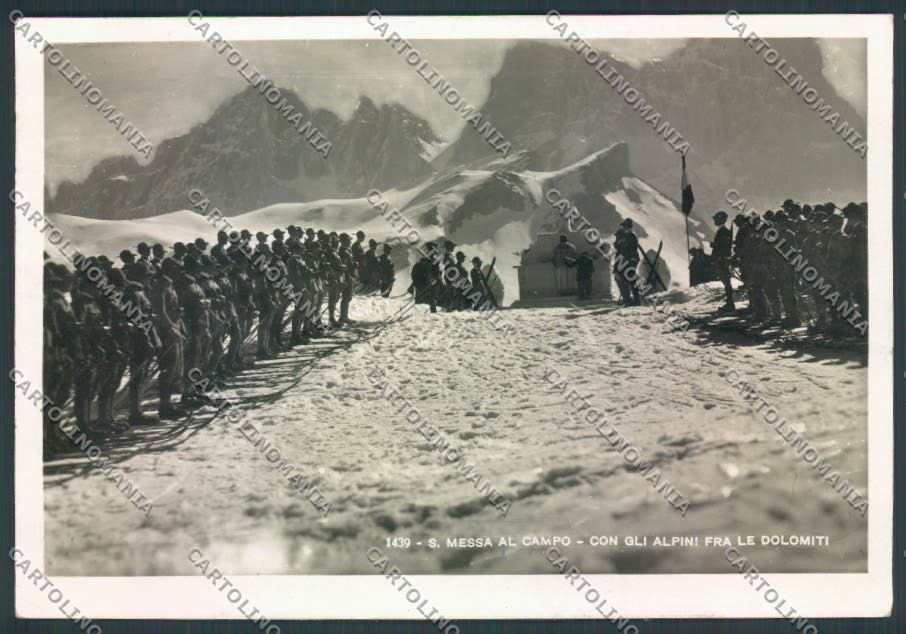 Trento Mezzano Alpini foto FG cartolina ZF1263 – fronte
