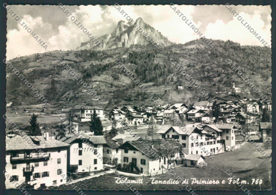 Trento Tonadico Primiero foto FG cartolina ZF1277 – fronte