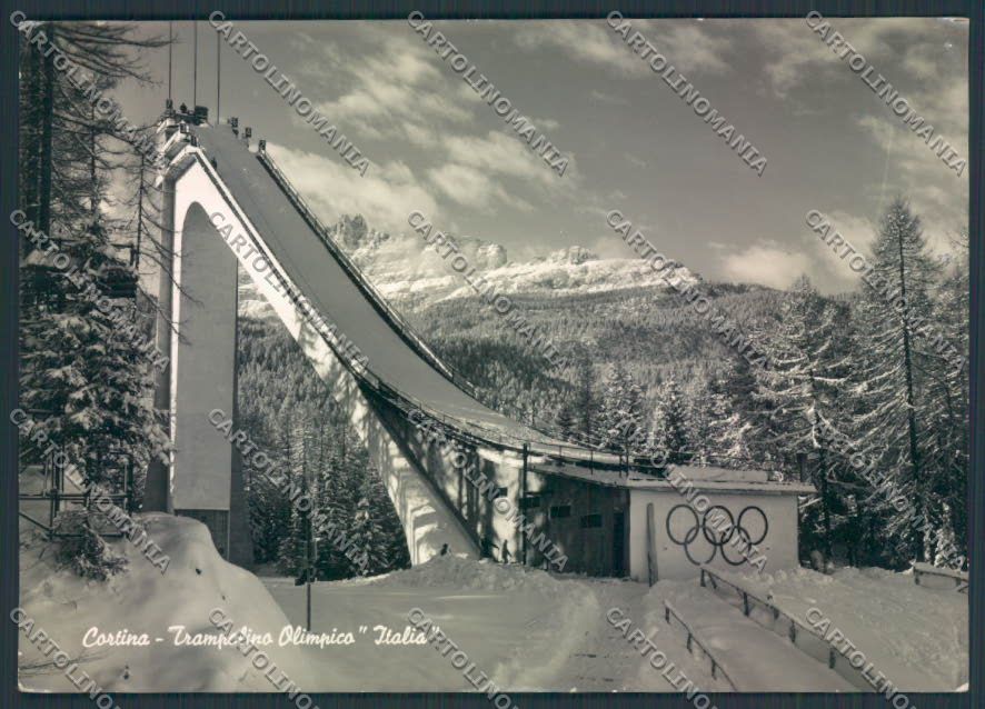 Belluno Cortina D'Ampezzo Sci ABRASA foto FG cartolina ZF1317 – fronte