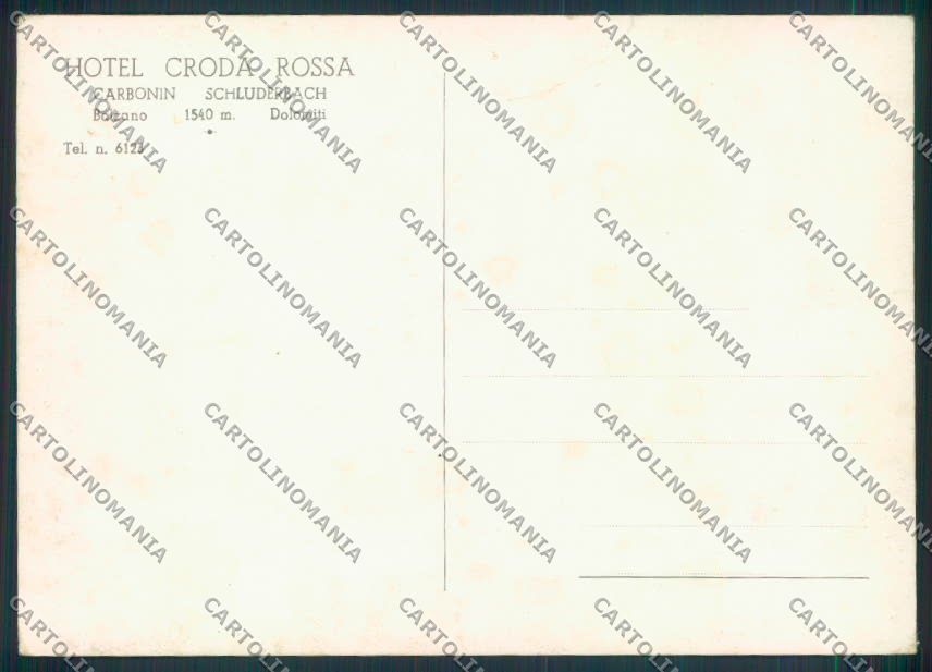 Bolzano PIEGHINE FG cartolina ZF1331 – retro