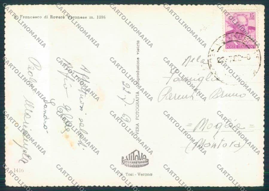 Verona San Francesco Roverè foto FG cartolina ZF1346 – retro