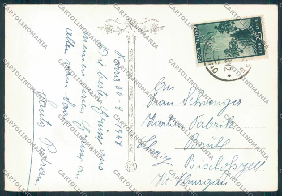 Belluno Feltre foto FG cartolina ZF1359 – retro