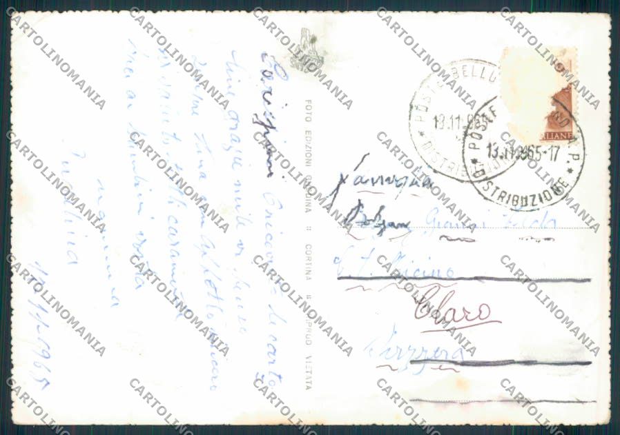 Belluno città SOLCHI foto FG cartolina ZF1378 – retro