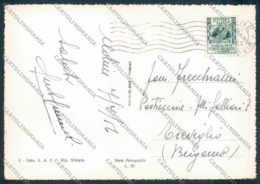 Udine città PIEGHINA foto FG cartolina ZF1379 – retro
