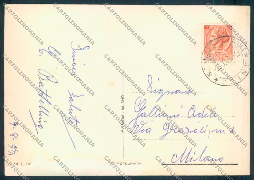Udine San Daniele ABRASA foto FG cartolina ZF1380 – retro