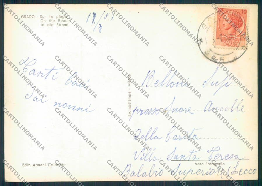 Gorizia Grado foto FG cartolina ZF1391 – retro