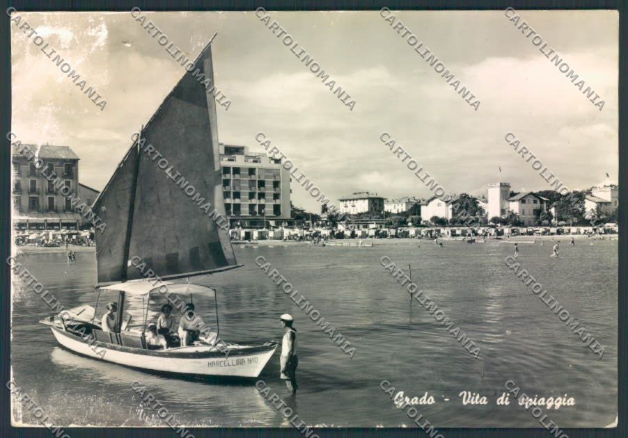 Gorizia Grado ABRASA foto FG cartolina ZF1392 – fronte