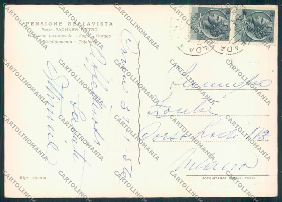 Belluno Sappada Cadore foto FG cartolina ZF1399 – retro
