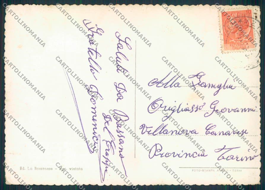 Vicenza Bassano del Grappa foto FG cartolina ZF1413 – retro