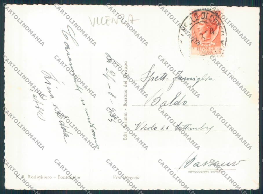Treviso Fontanelle foto FG cartolina ZF1425 – retro