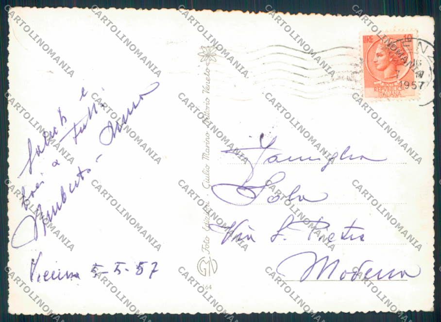 Vicenza città Corriera foto FG cartolina ZF1443 – retro