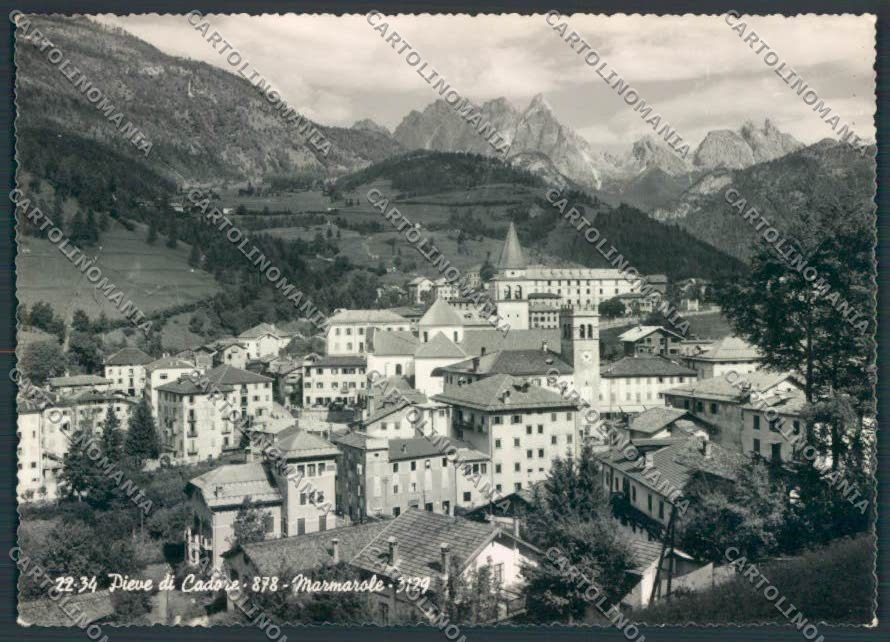Belluno Pieve di Cadore foto FG cartolina ZF1455 – fronte