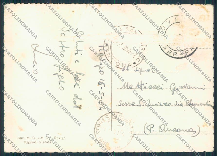 Rovigo Saluti da PIEGHINE foto FG cartolina ZF1456 – retro