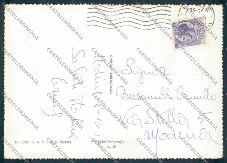 Udine città foto FG cartolina ZF1474 – retro
