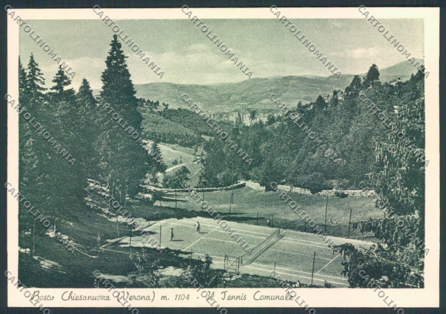 Verona Borgo Chiesanuova Tennis FG cartolina ZF1543 – fronte