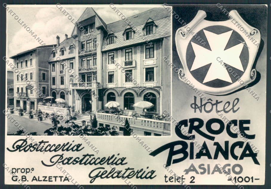 Vicenza Asiago ABRASA foto FG cartolina ZF1570 – fronte