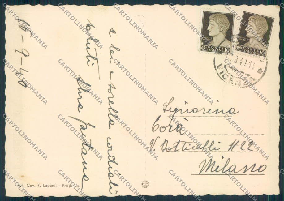 Vicenza Lonigo FG cartolina ZF1574 – retro