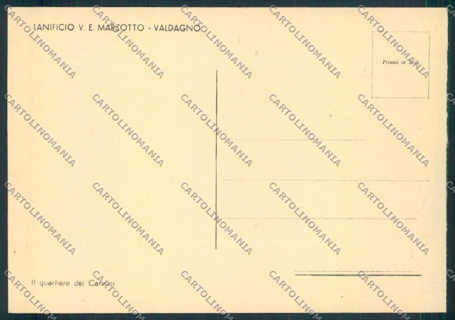 Vicenza Valdagno FG cartolina ZF1585 – retro