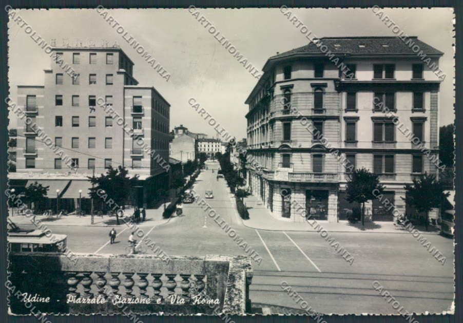 Udine città PIEGHINE foto FG cartolina ZF1595 – fronte