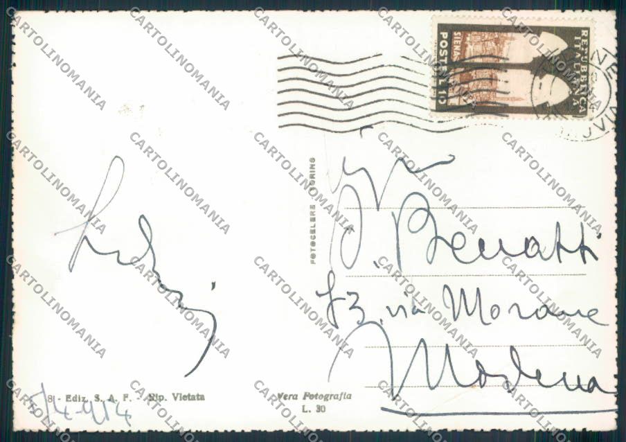 Udine città PIEGHINE foto FG cartolina ZF1595 – retro