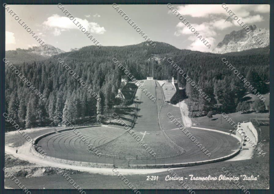 Belluno Cortina D'Ampezzo Trampolino foto FG cartolina ZF1610 – fronte