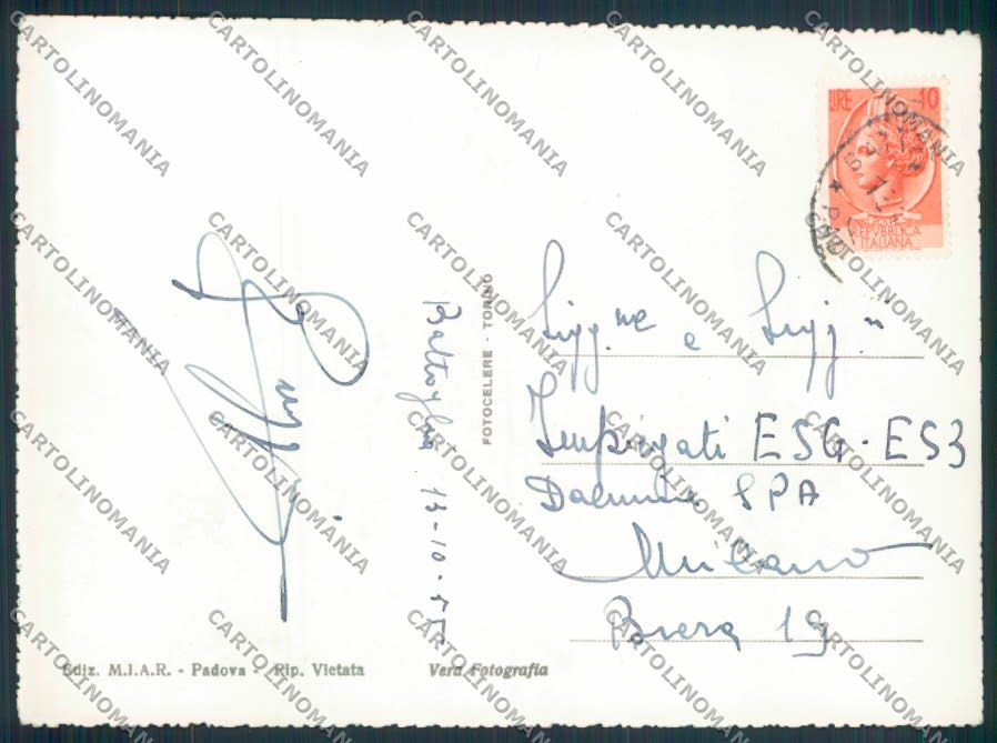 Padova Battaglia Terme foto FG cartolina ZF1615 – retro