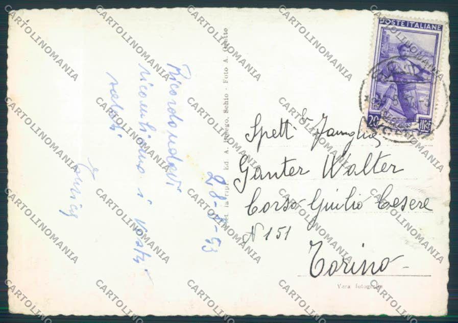 Vicenza Schio Vespa foto FG cartolina ZF1660 – retro