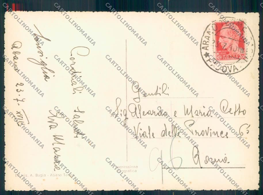 Padova Abano Terme FG cartolina ZF1669 – retro