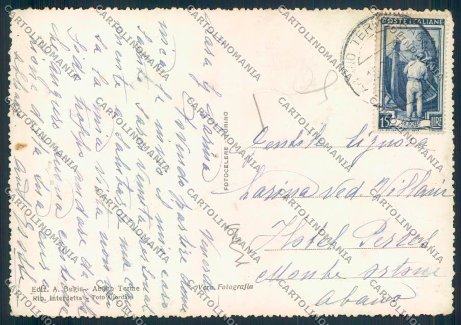 Padova Abano Terme FORI foto FG cartolina ZF1675 – retro