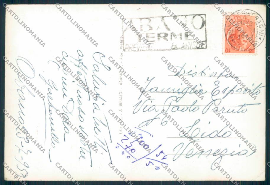 Padova Abano Terme foto FG cartolina ZF1680 – retro