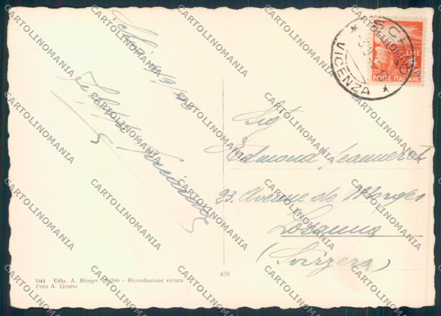 Vicenza Arsiero foto FG cartolina ZF1714 – retro