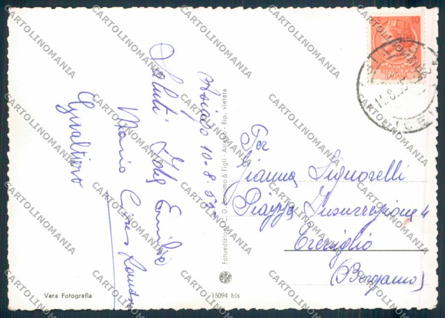Vicenza Asiago foto FG cartolina ZF1717 – retro