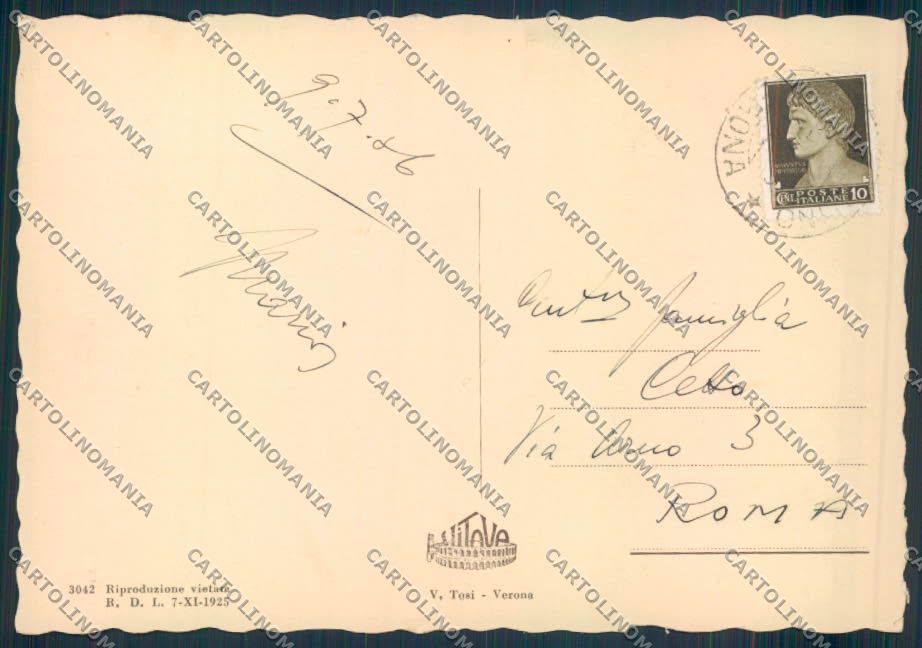 Verona Bardolino FG cartolina ZF1748 – retro