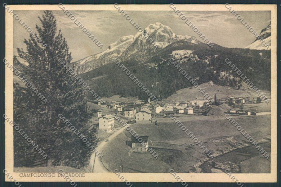 Belluno Campolongo Cadore FG cartolina ZF1781 – fronte