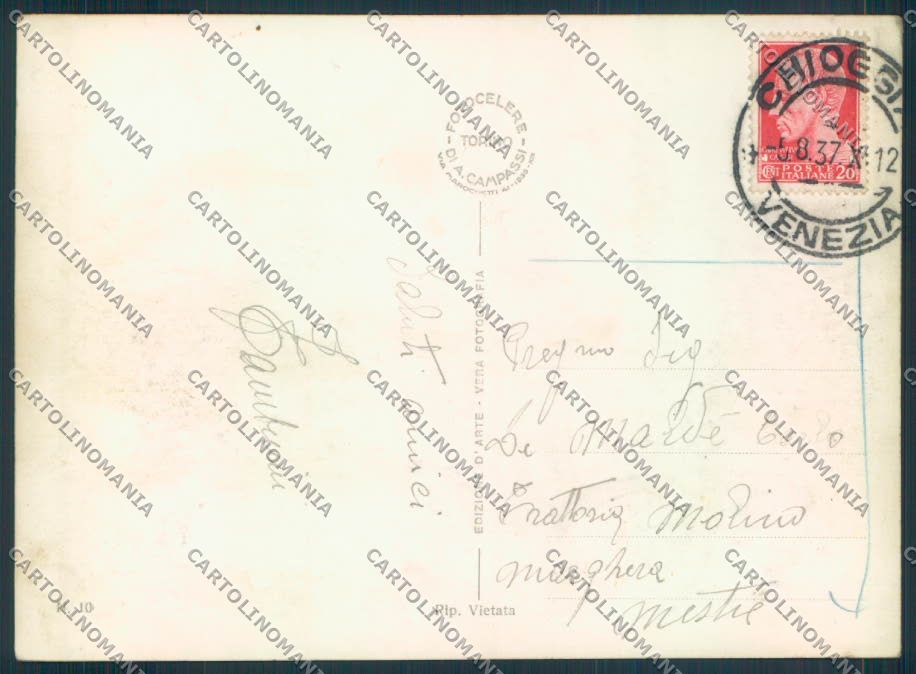 Venezia Chioggia foto FG cartolina ZF1789 – retro