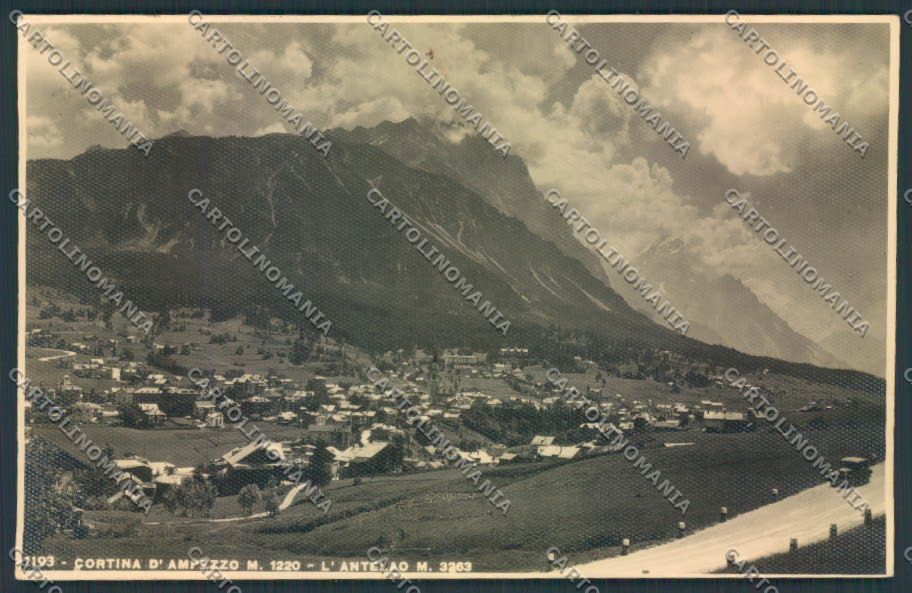 Belluno Cortina D'Ampezzo foto FG cartolina ZF1803 – fronte